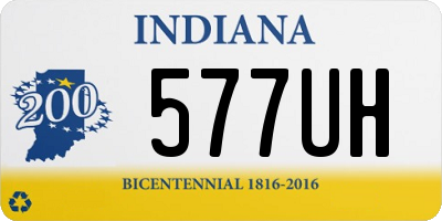 IN license plate 577UH