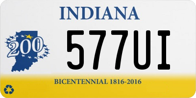 IN license plate 577UI