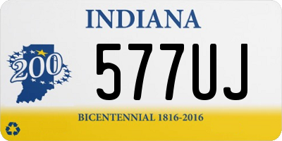 IN license plate 577UJ