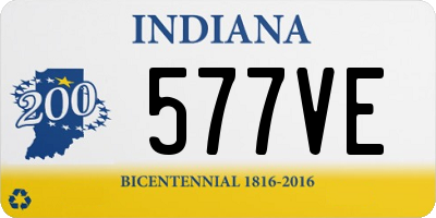 IN license plate 577VE