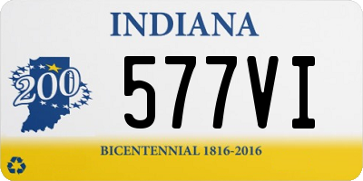 IN license plate 577VI