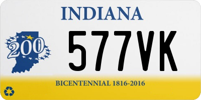 IN license plate 577VK