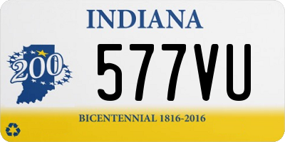 IN license plate 577VU