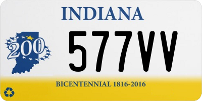 IN license plate 577VV