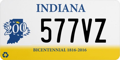 IN license plate 577VZ