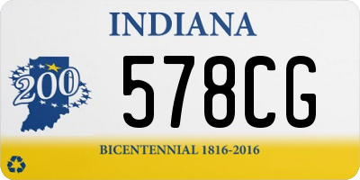 IN license plate 578CG