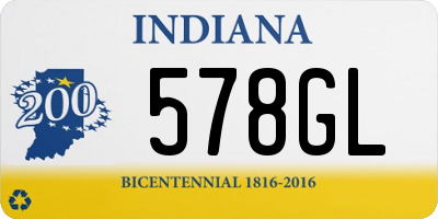 IN license plate 578GL