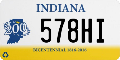 IN license plate 578HI