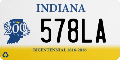 IN license plate 578LA