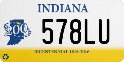 IN license plate 578LU