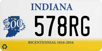 IN license plate 578RG