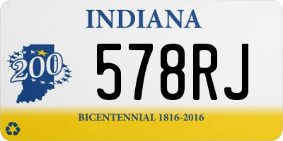 IN license plate 578RJ