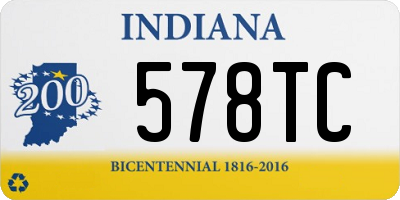 IN license plate 578TC