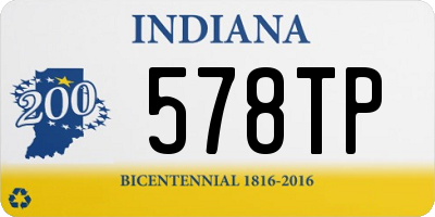 IN license plate 578TP