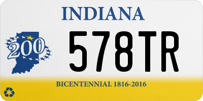 IN license plate 578TR