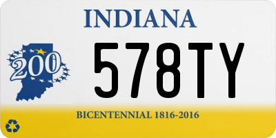 IN license plate 578TY