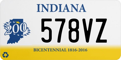 IN license plate 578VZ