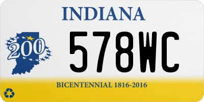 IN license plate 578WC