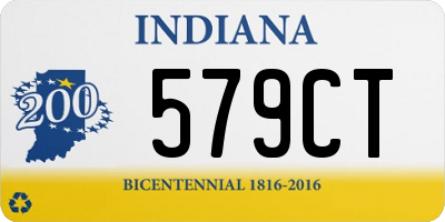 IN license plate 579CT