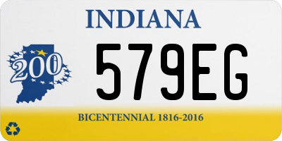 IN license plate 579EG