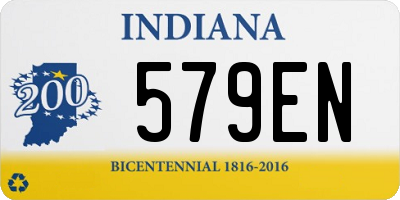 IN license plate 579EN