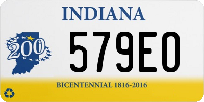IN license plate 579EO