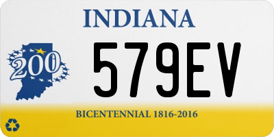 IN license plate 579EV