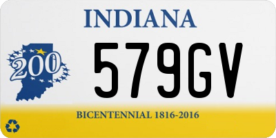 IN license plate 579GV