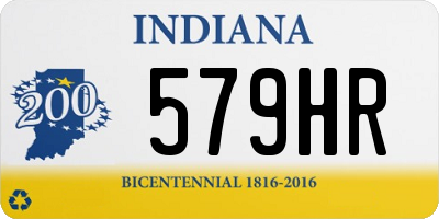 IN license plate 579HR