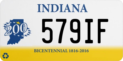 IN license plate 579IF