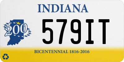 IN license plate 579IT