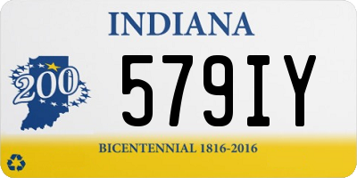 IN license plate 579IY