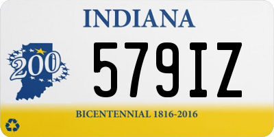 IN license plate 579IZ