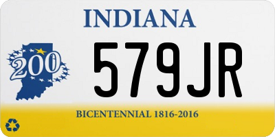 IN license plate 579JR