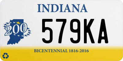 IN license plate 579KA