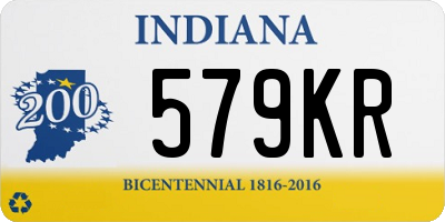 IN license plate 579KR