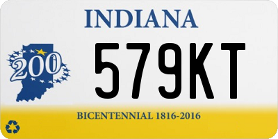 IN license plate 579KT