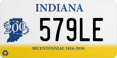 IN license plate 579LE