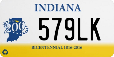 IN license plate 579LK