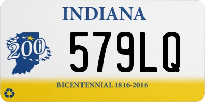 IN license plate 579LQ