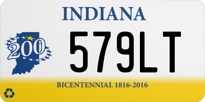 IN license plate 579LT