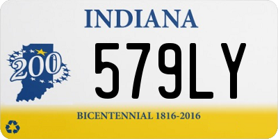 IN license plate 579LY