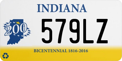 IN license plate 579LZ