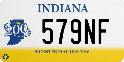 IN license plate 579NF