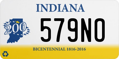 IN license plate 579NO