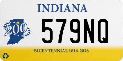 IN license plate 579NQ