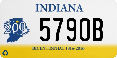 IN license plate 579OB