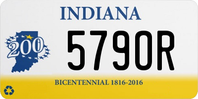 IN license plate 579OR