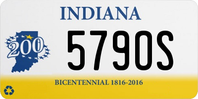 IN license plate 579OS