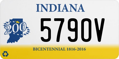 IN license plate 579OV